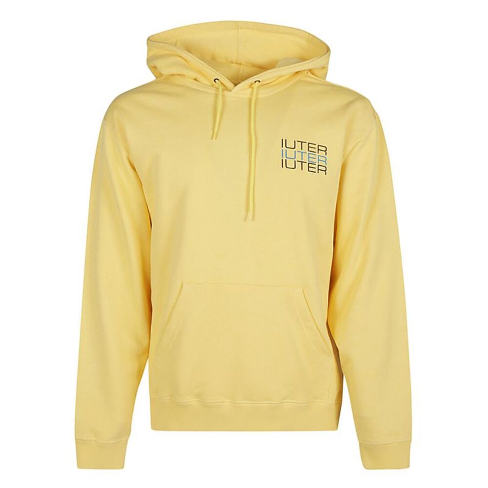 Iuter Men's Printed Cotton Hoodie